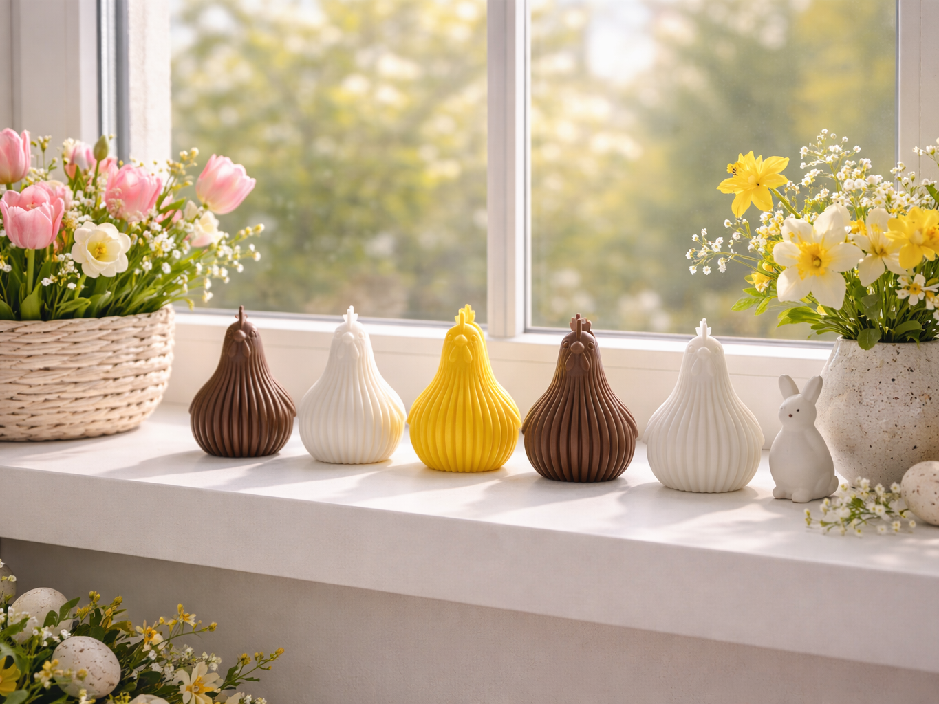 Ribbed Decorative Rooster 0%infill