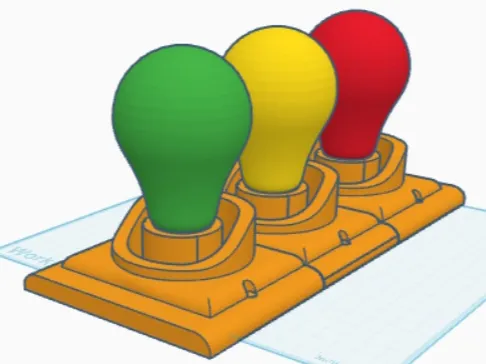 Traffic Light for Kids – Lightbulb Socket Ready