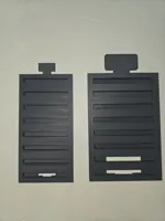 Male and Female connectors on trays