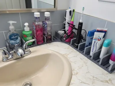 Bathroom Sink Top Organizer Modular Display