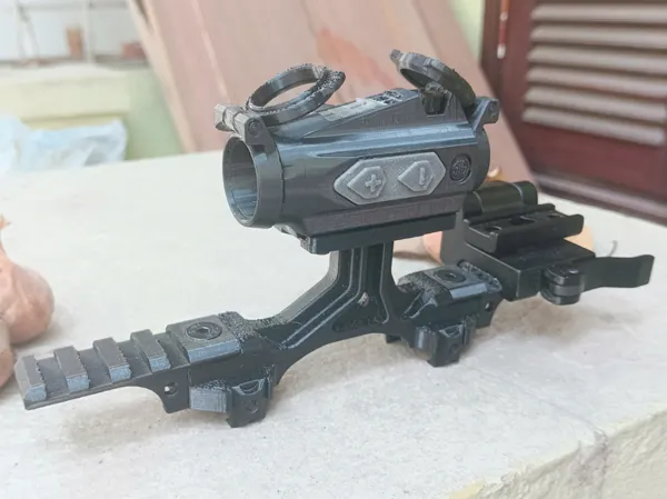 Support optique et rail Picatinny pour gel blaster