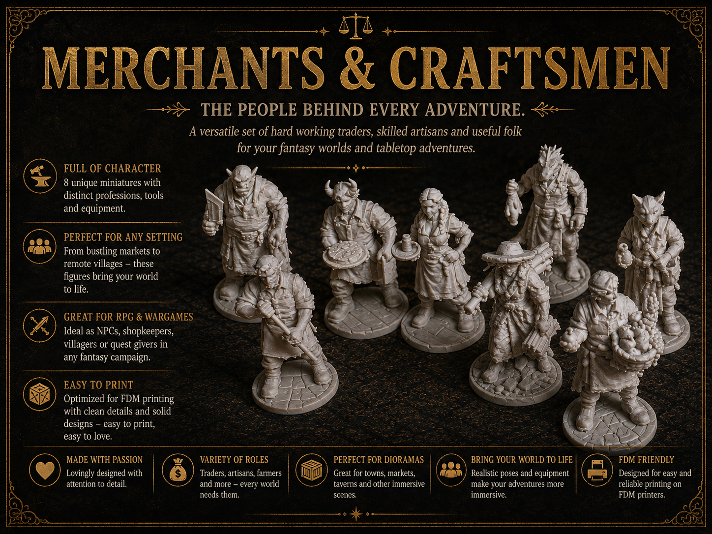 Fantasy Merchants & Craftsmen Collection - 1