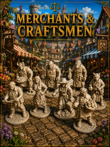 Figura decorativa: Fantasy Merchants & Craftsmen Collection — vista de referencia 2