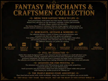 Figura decorativa: Fantasy Merchants & Craftsmen Collection — vista de referencia 4