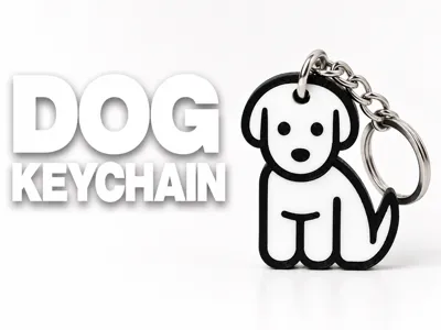 dogs keyring