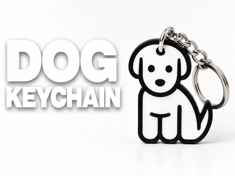 dogs keyring