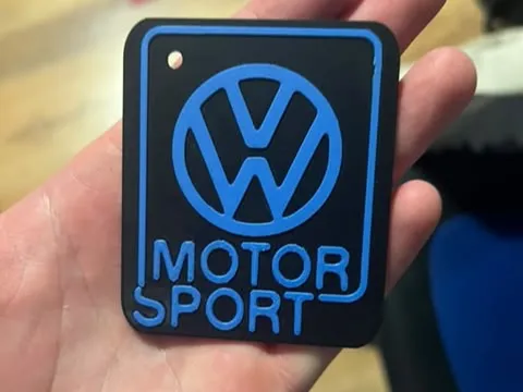 Volkswagen Motor Sport keychain