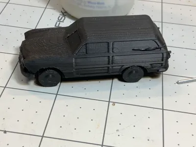 Ford Custom Station Wagon with wheels and tires