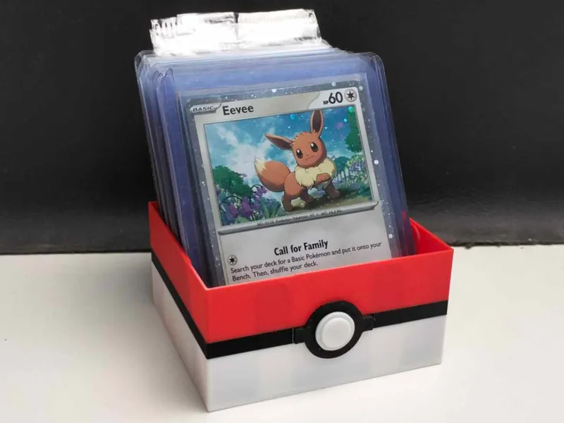Pokemon Cards Top Loader Cover Storage Box