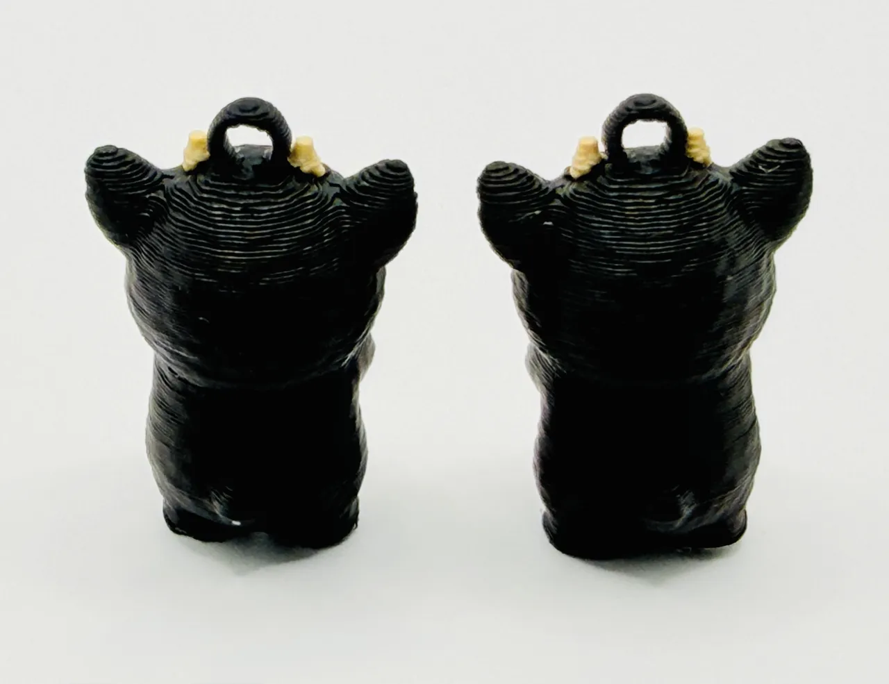 Spooky Cute Monster keychain & Earrings view 3