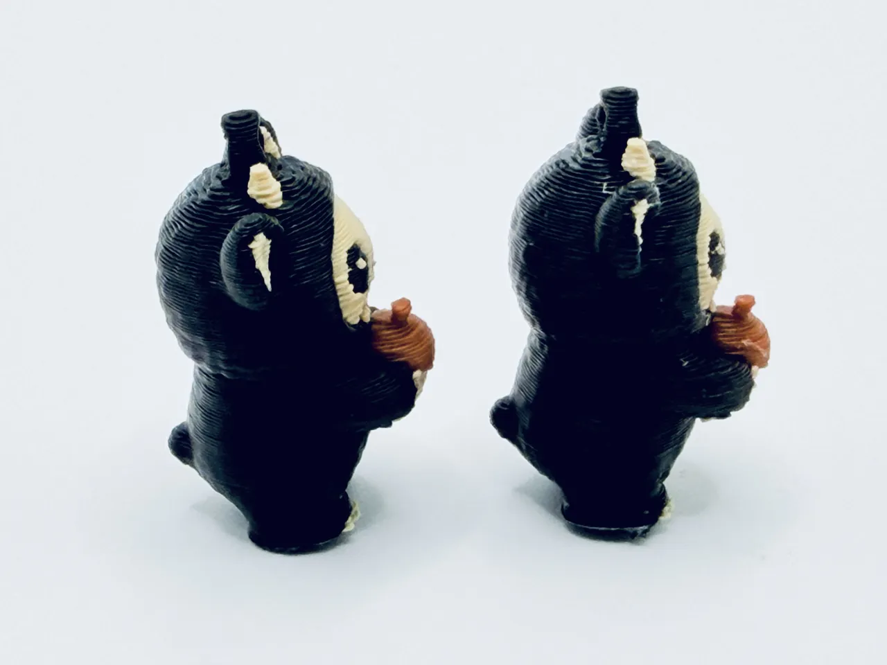 Spooky Cute Monster keychain & Earrings view 4
