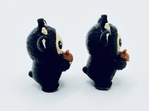 Spooky Cute Monster keychain & Earrings view 4