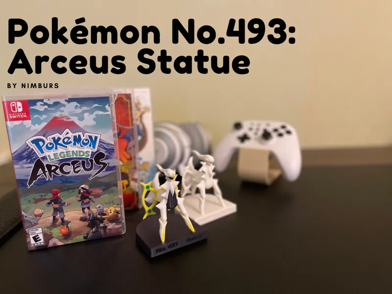 Pokémon No. 493 Arceus (with pedestal)