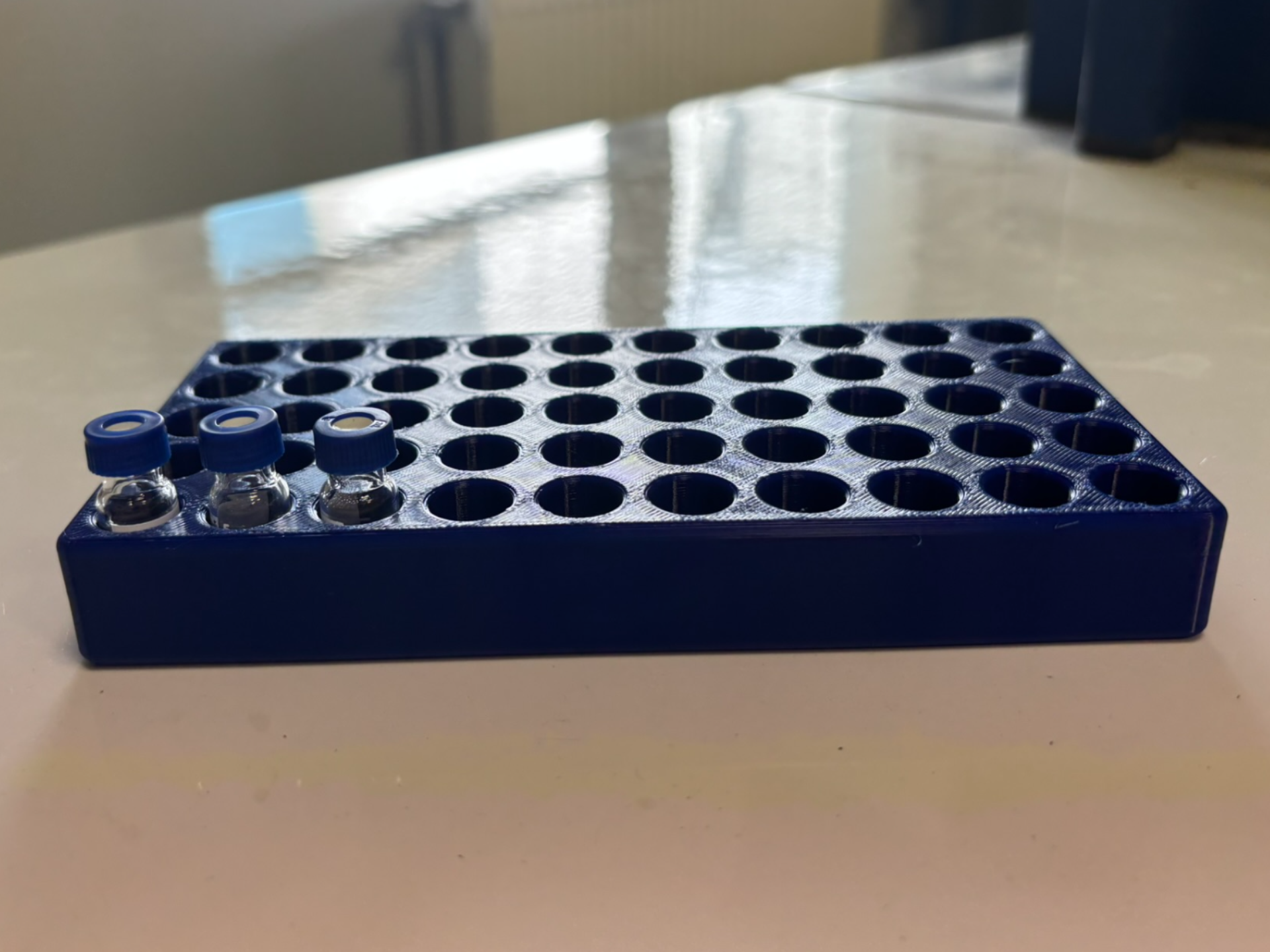 HPLC Vial Rack 1.5 / 2 mL – 50 Positions (5 × 10)