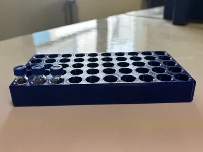 HPLC Vial Rack 1.5 / 2 mL – 50 Positions (5 × 10)