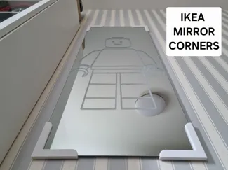 IKEA LÄRBRO mirror corners