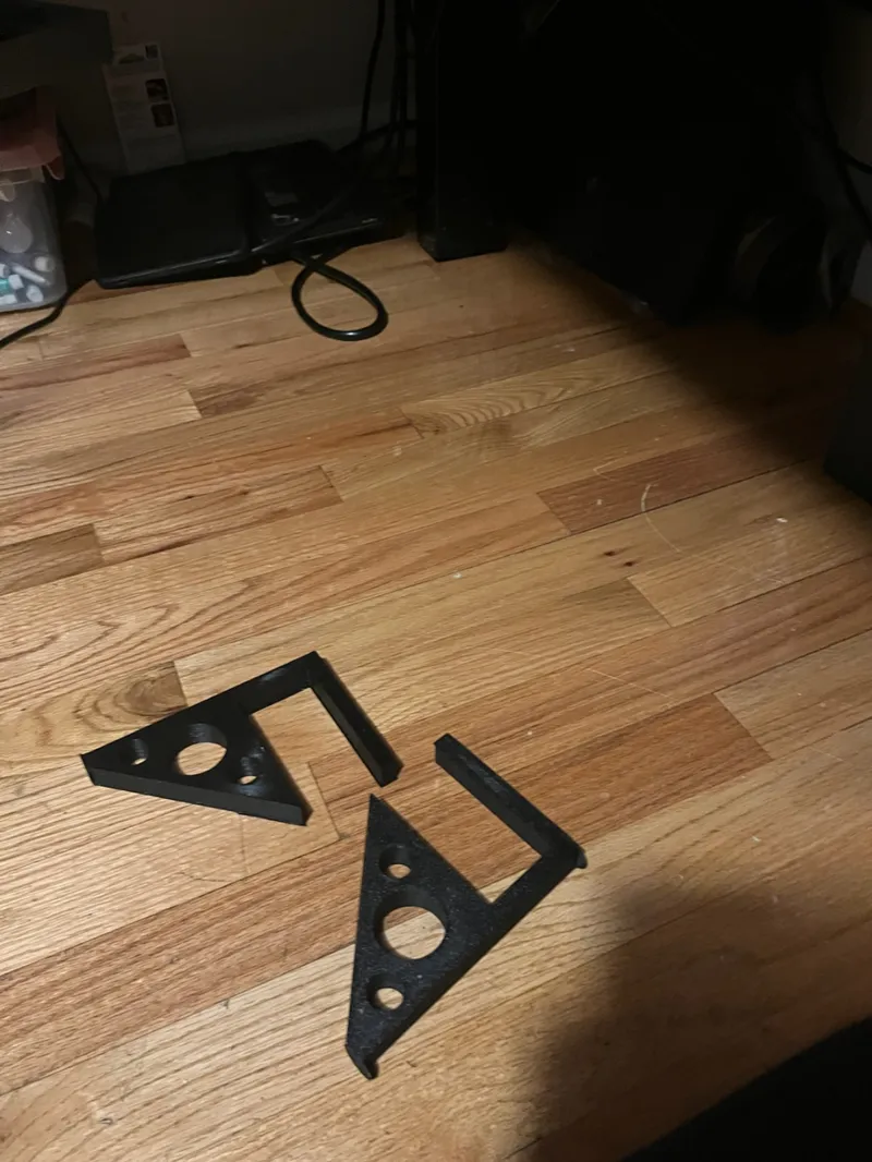 Shelf Brackets for UpLift Desk Cross Bar and other 2"x4" support beams