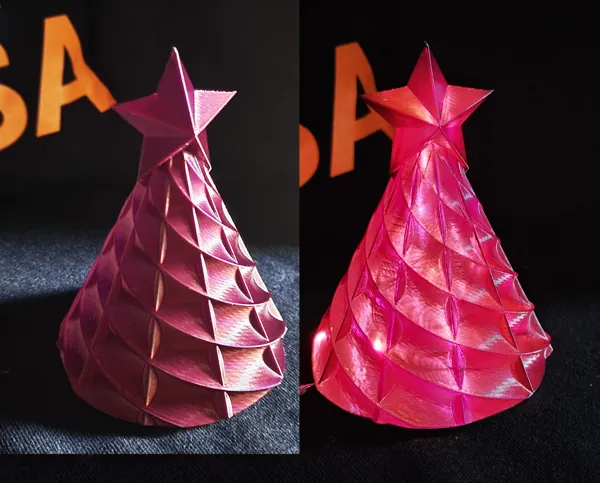 Sapin de Noël en mode vase