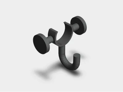 Elephone: Blue Compass Mic Arm In-Ear Hanger