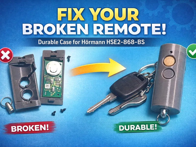 Fix Hörmann HSE2-868-BS Remote Case