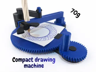 Compact drawing machine