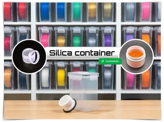 Silica Behälter