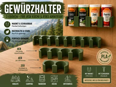 Modular Camping Spice Holder | Ostmann Organizer |
