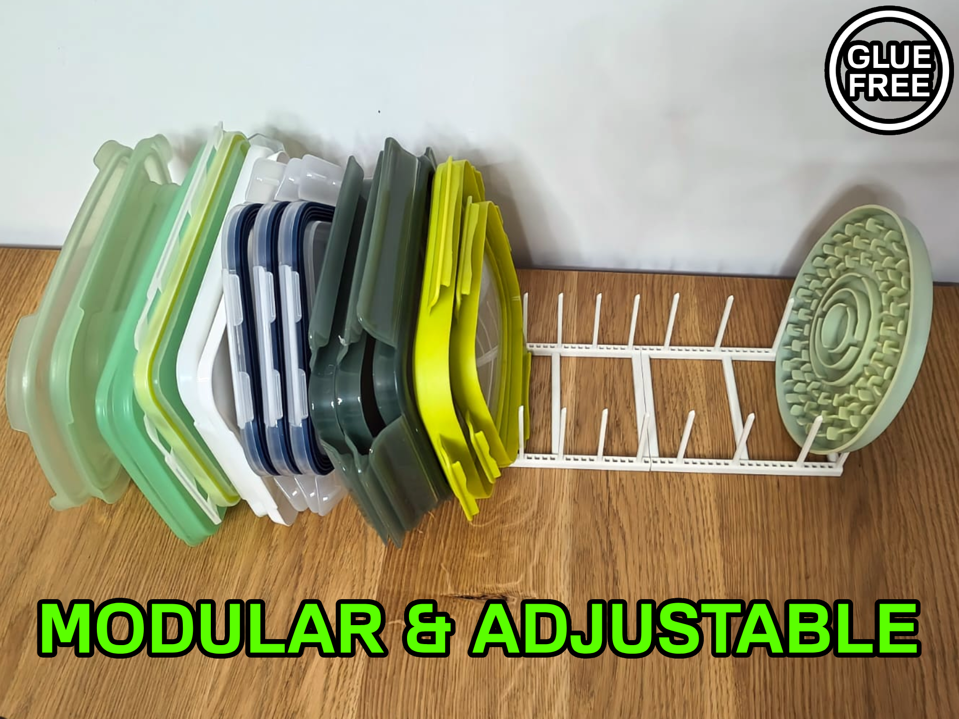Modular Adjustable Lid Organizer