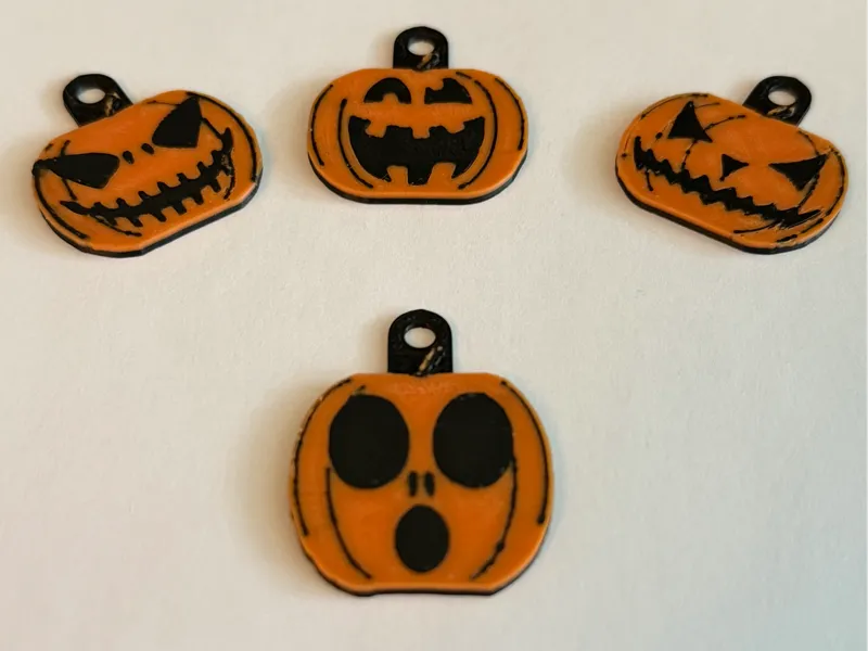 Pumpkin Collection – Spooky Halloween Keychains