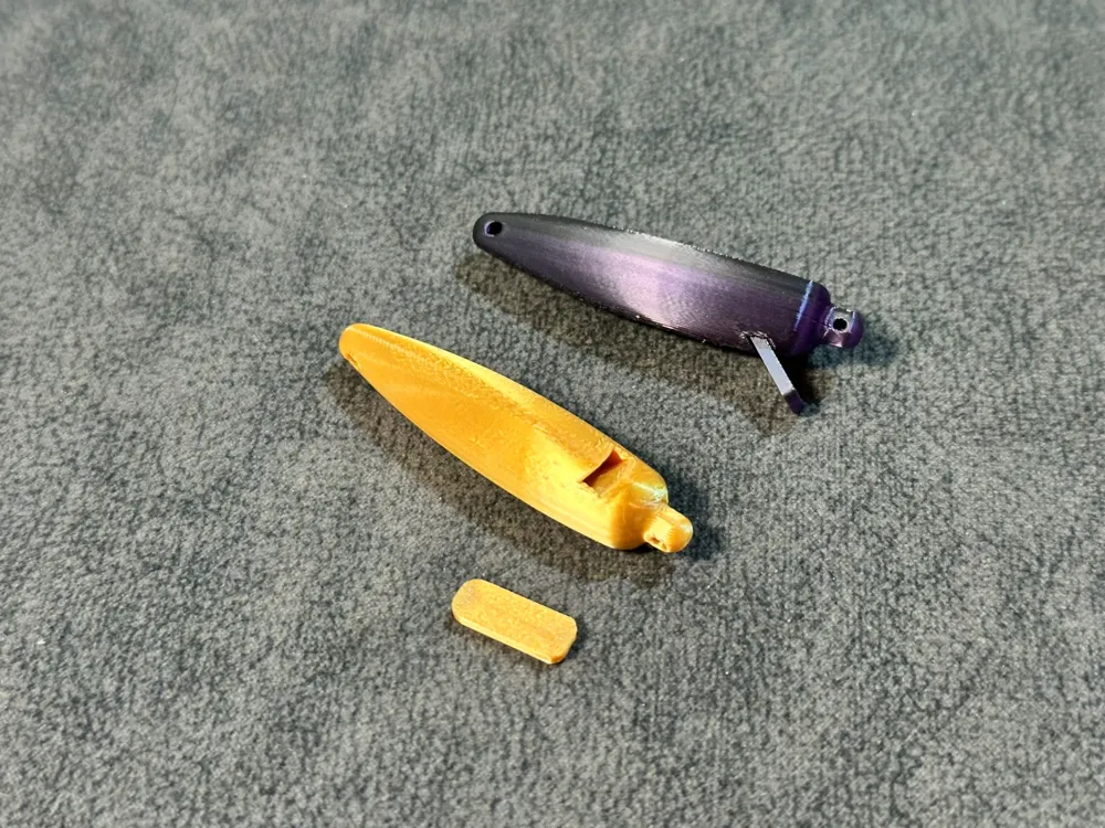 Artificial bait fishing lure Scalable - Free 3D Print Model - MakerWorld