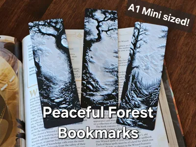 Bookmark Set - "Peaceful Forest"