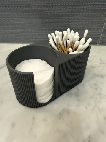 Organizador: Japandi Bathroom Organizer Q tips & Washing pads — vista de referencia 4