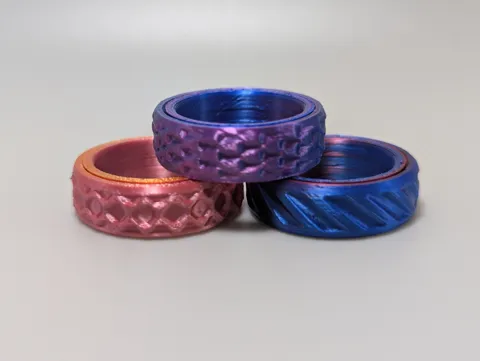Customizable Ring Fidget Spinner view 4