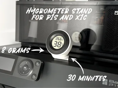 Hygrometer Thermometer P1S X1C Case Stand