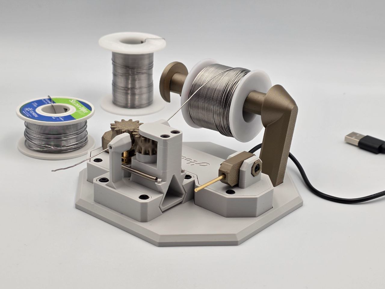 Motorized USB Solder Dispenser