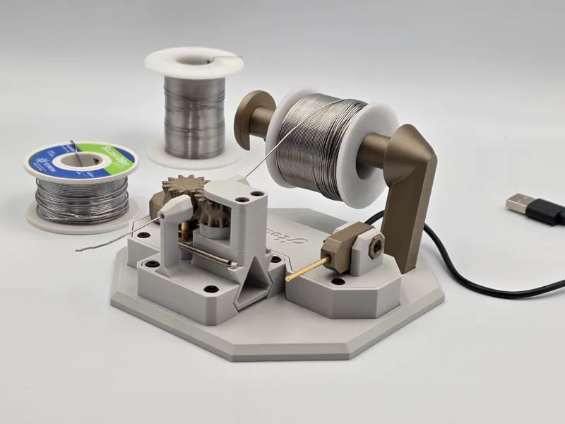 Motorized USB Solder Dispenser
