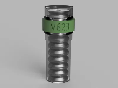 Bearing tube with ID ring for V623zz bearings