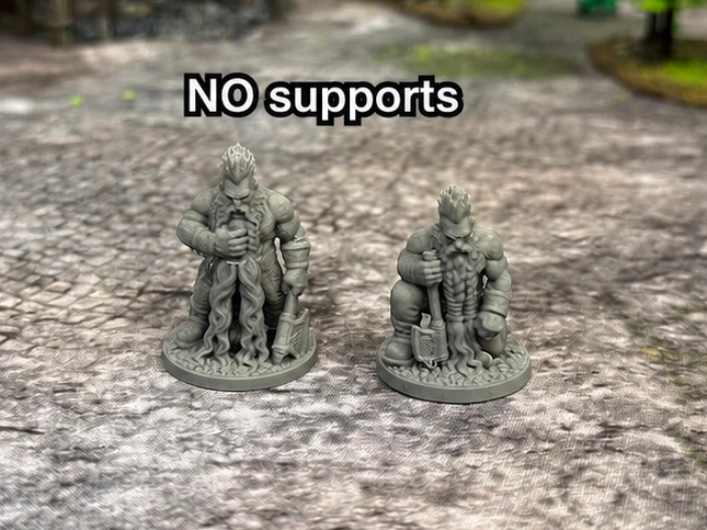 Dwarf Troll Slayers (NO Supports) - DND miniature