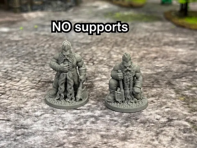 Dwarf Troll Slayers (NO Supports) - DND miniature