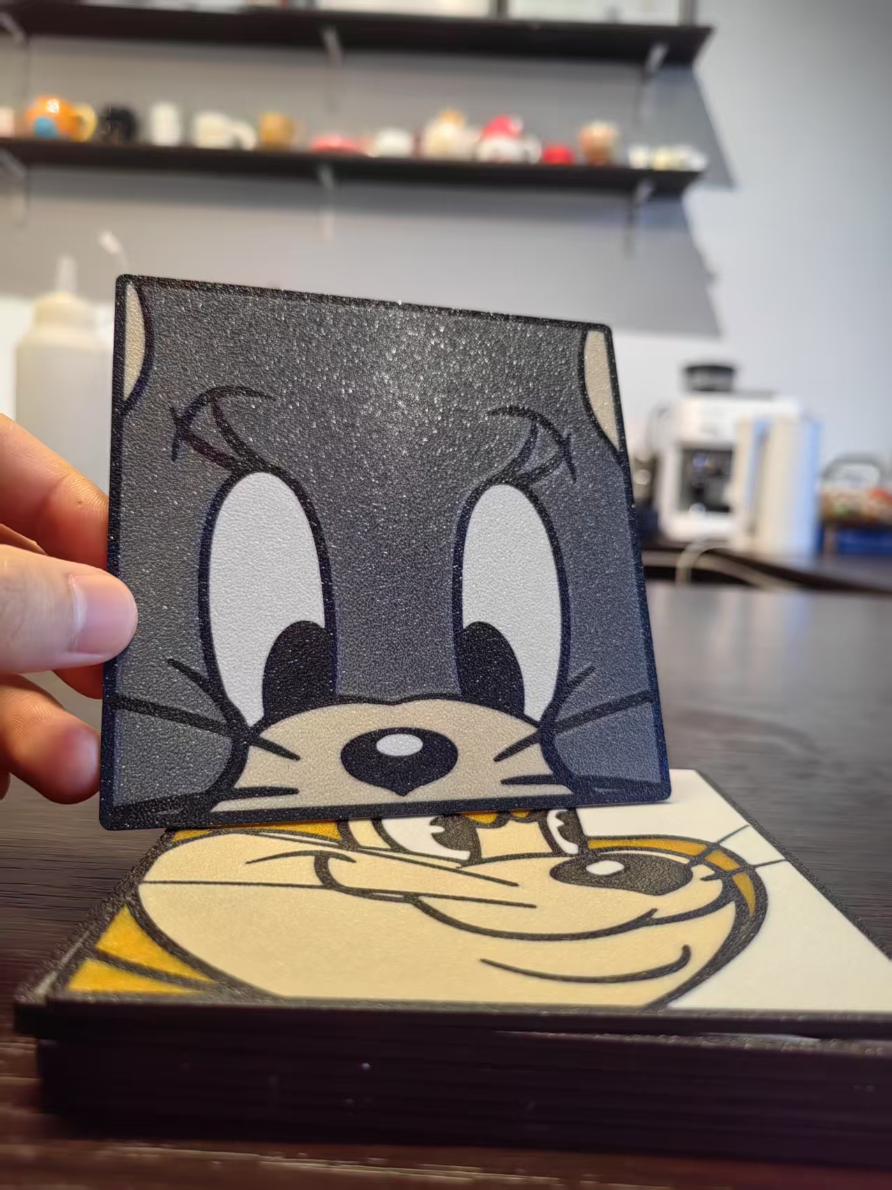 Miniatura 8 do modelo 3D 猫和老鼠主题系列 杯垫