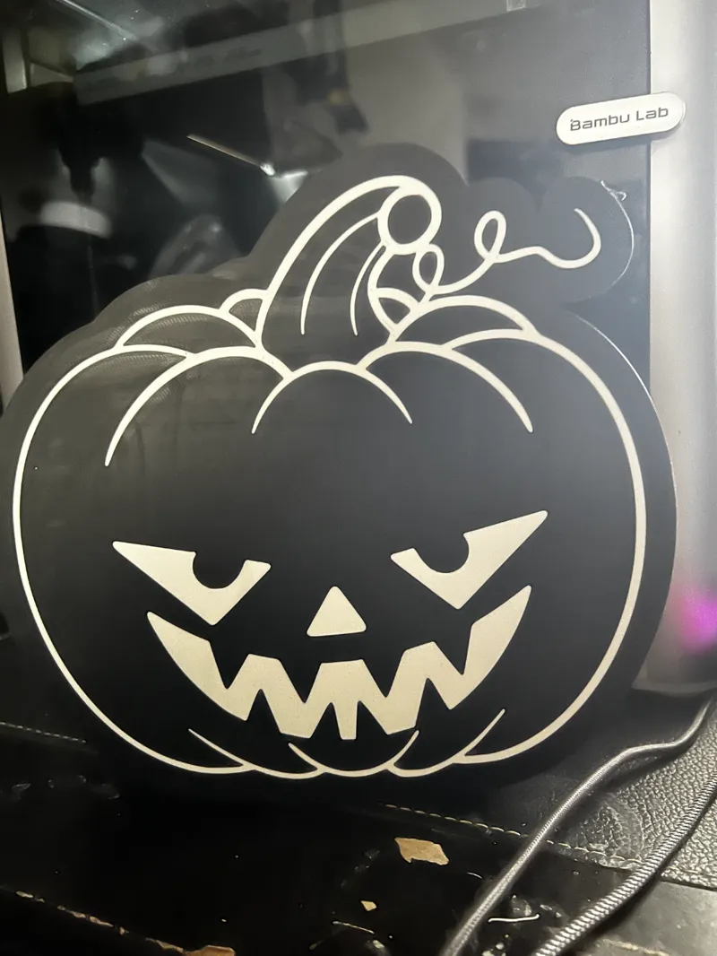Jack'O'Lantern Light Box