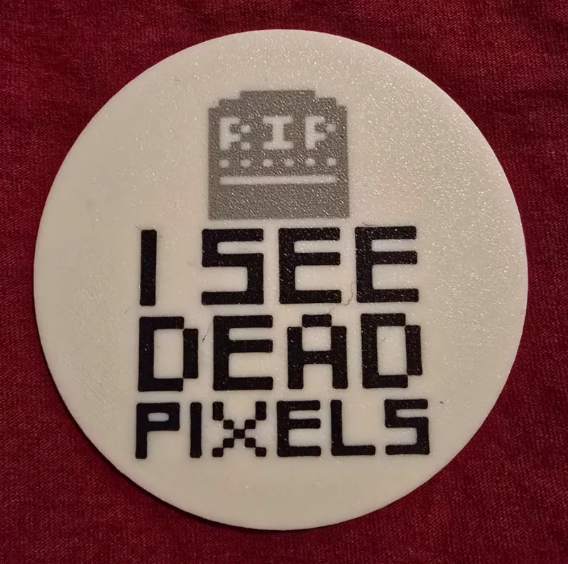 I See Dead Pixels Coaster