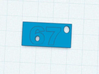 67 keychain