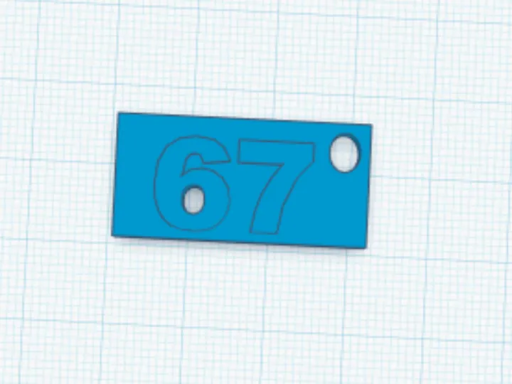 67 keychain