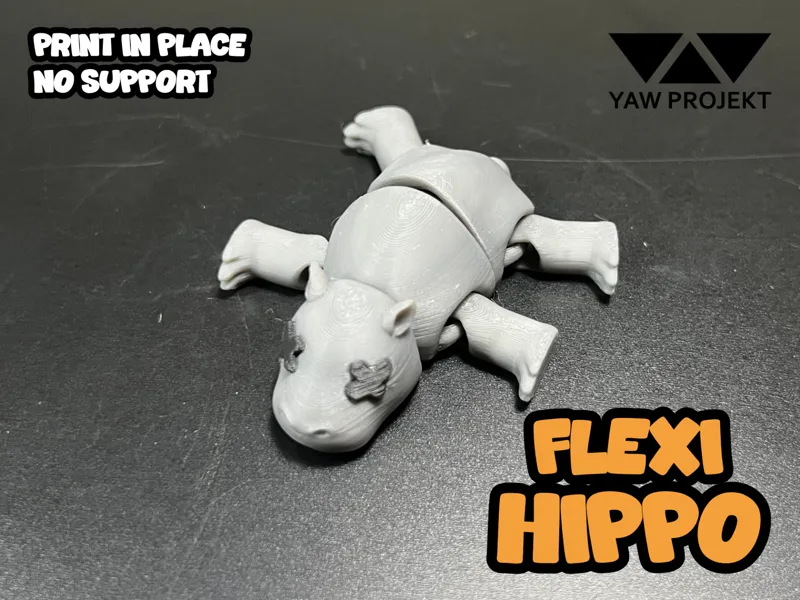 Articulated Hippo Flexi Fidget