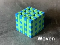 Woven - 7x7 56mm - two colors