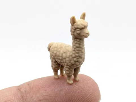 Accesorio para boquillas: The smallest llama in the world (Nozzle 0.4) — referencia de MakerWorld