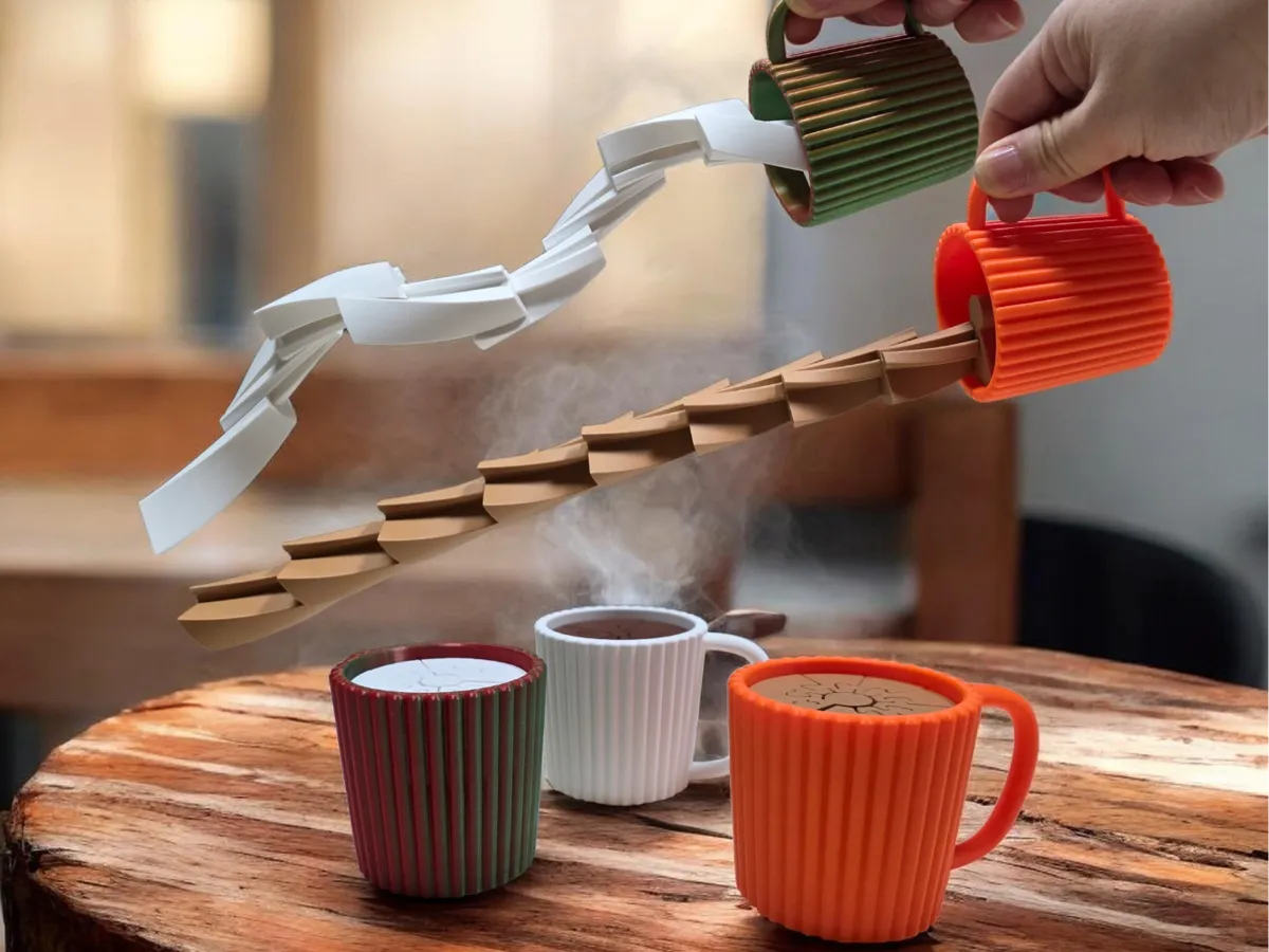 Modern Fluid Mug - Free 3D Print Model - MakerWorld