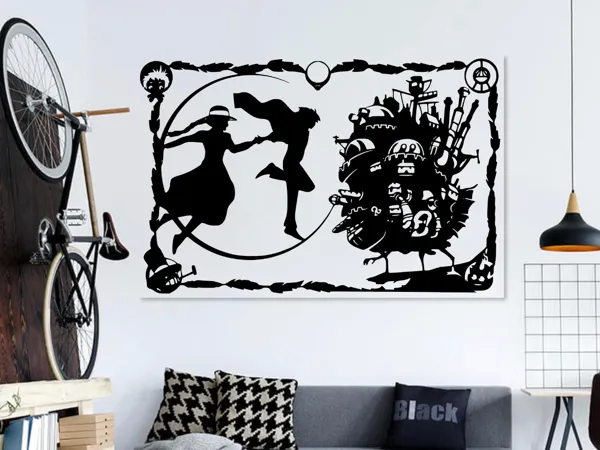 Décoration murale Château ambulant