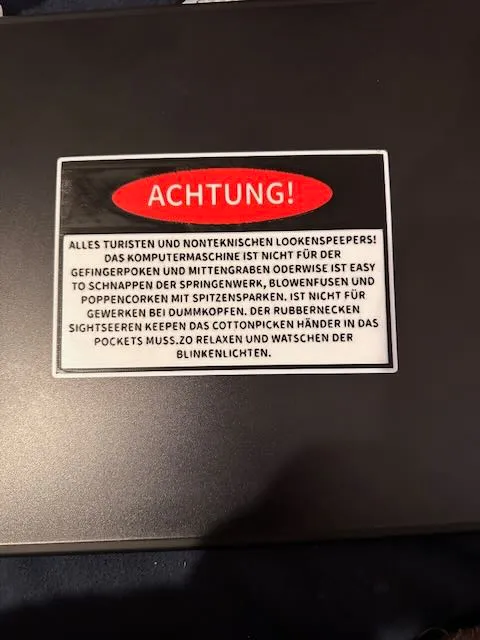 ACHTUNG
